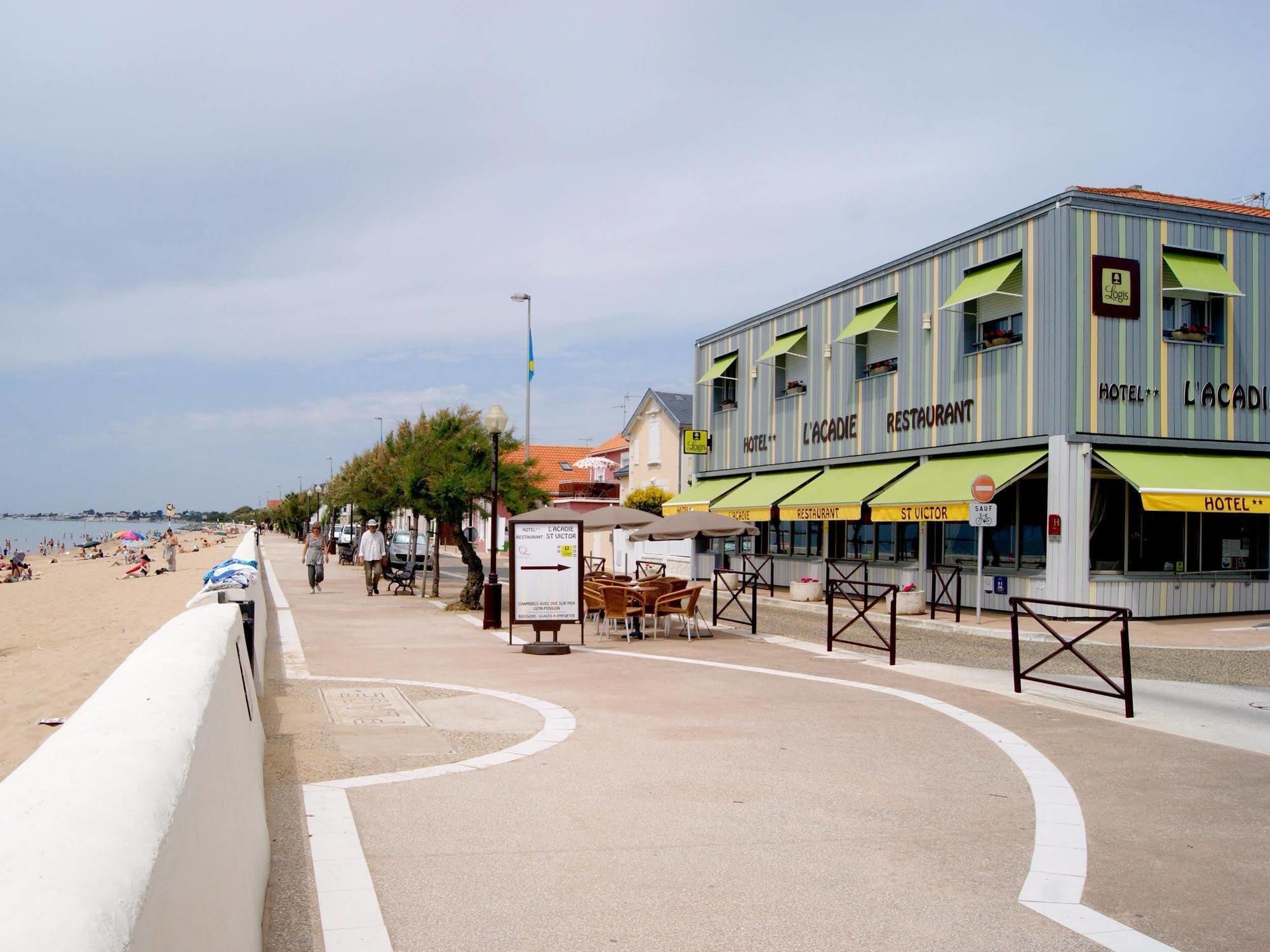 Acadie Saint Victor - Hotel Restaurant - Face Mer - Chatelaillon Plage Eksteriør billede